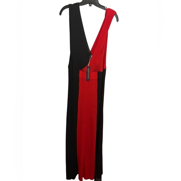 Zara Bold Red and Black Maxi Dress - Picture 7 of 8